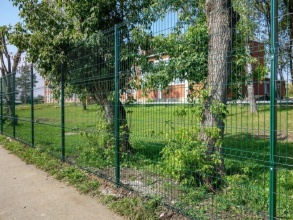 3D заборы для школы 90 метров фото в Сычёво
